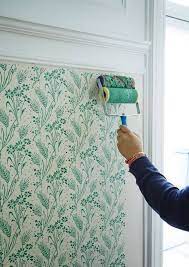 Diy Painted Floral Pattern Wall Paint Designs Diy Wall Painting Diy Wallpaper