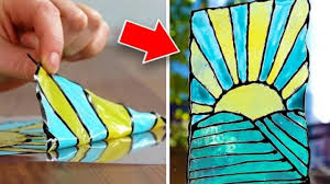 Not only will it save you from having to spend too much money, but whatever you create will be unique and customized to your personal taste. 12 Colorful Diy Art Projects And Hacks Youtube