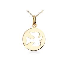 Medaille Colombe A L Envol Medaille Bapteme Medaille Or