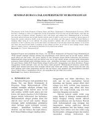 Salah satu bentuk seni pertunjukan adalah seni tari. Pdf Seni Dan Budaya Dalam Perspektif Muhammadiyah