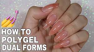 What is dual form nails? How To Dual Forms With Polygel Madam Glam Isabelmaynails Youtube