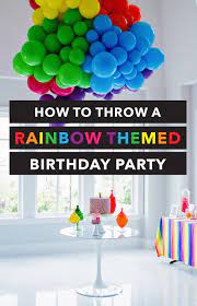 Your kids will love these fun and colorful ideas that include food, decor, and games! Everything You Need To Know To Host A Rainbow Themed Birthday Party Carrie Colbert