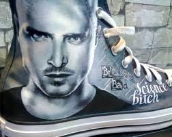 Breaking Bad Hand-Painted Converse Shoes: Custom Fan Art