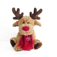 Moose Stuffed Animal Christmas Moose Deer Stuffed Animal Toys Reindeer Decorations By Magical Imagina Christmas Plush Deer Stuffed Animal Monkey Stuffed Animal