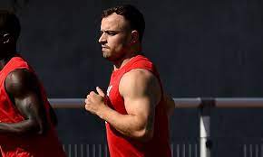 Bayern munich midfielder xherdan shaqiri was pictured in training. Shaqiri I M Feeling Good And Ready To Contribute Liverpool Fc