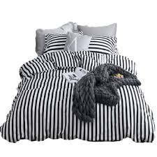 Size name:twin/twin xl | colour name:pierre black red stripe. A Buyer Guide To Stripe Comforter Sets