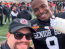 18 days until #Gamecock football! Spencer Rattler finds Josh Vann for the  18 yard touchdown against the Vols in 2022. USC would go