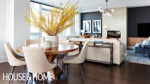 Elte market, throw on arm of sofa: Fearless Decorating Moves Make This Basic Condo Feel Like A Home Youtube
