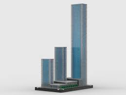 International plaza is a traditional enclosed shopping mall anchored by dillard's, neiman marcus, nordstrom, and lifetime athletic. Lego Moc Huachuang International Plaza At 1 650th Scale By Funnytacobunny Rebrickable Build With Lego