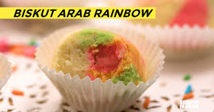 Ayak tepung gandum di dalam bekas dan goreng di dalam kuali tanpa minyak (sangai). Inginkan Idea Last Minute Untuk Buat Kuih Raya Jom Cuba Resipi Biskut Arab Rainbow