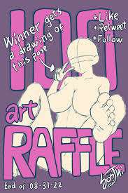 Gosthi 🔞【NSFW】 on X: I reach 100 follower so... 🎊NSFW ART RAFFLE!!!🎊  📖Rule📖: +Follow my account +Like and retweet the post +reply with a pic  of your OC or a character you