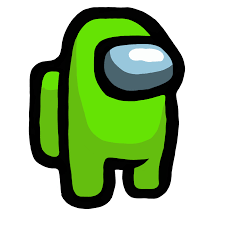 Lime Among Us Green Characters Lime Green Wallpaper Black And White Stickers