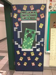 Minecraft Classroom Door Minecraft Classroom Halloween Classroom Door Halloween Classroom