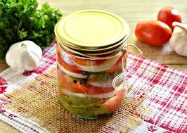 рецепт резаные помидоры с луком и маслом на зиму Rezanye Pomidory S Lukom Na Zimu Recept Zagotovki