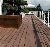 Pavimentazione esterna del decking del wpc del bordo composito di plastica  di legno dell'installazione facile per i balconi