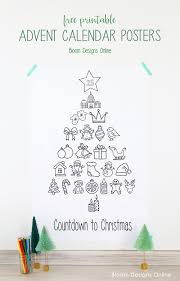 Advent Calendar Posters Bloom Designs Christmas Advent Calendar Christmas Advent Merry Christmas Poster