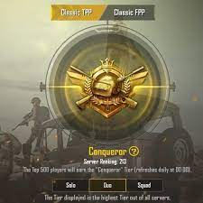 How To Reach Conqueror In Pubg Mobile