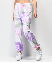 How do you tie a loop string. Jv By Jac Vanek Crystal Ball Tie Dye Sweatpants Zumiez Ca