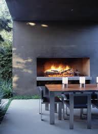 Eat Dinner Outside All Year Round Modern Outdoor Fireplace Contemporary Outdoor Fireplaces Outdoor Fireplace
