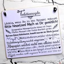Toilettenschild Toilettenregeln Holzschilder Toilettenschilder Toiletten Schilder