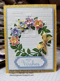 Make a personalized card for any occasion. Arrange A Wreath Stamp Die Set Flower Cards Spring Cards Greeting Cards Handmade