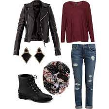 Yes To Shirt Jeans Scarf No To Jacket Earings And Shoes Casual Winter Outfits Vampire Clothes Clothes