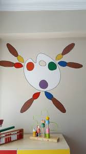 Yine Yeni Sezon Yine Boya Duvarboyama Anaokulu Susleme Renk Kavrami Renkler Yaratici Anaokulu