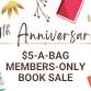 $5-a-Bag Friends Members-Only Book Sale: 50th Anniversary!