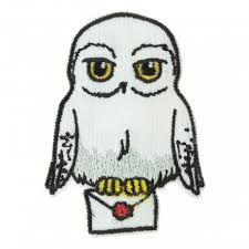 Dessin de harry potter facile : Harry Potter Iron On Patch Hedwige Ma Petite Mercerie