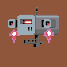 Robot adventurer pixel art character asset by pink_nantis. Artstation Robot 1 Pixel Art Claudio Silva