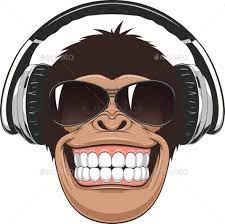 Funny Monkey With Glasses Jpg Image Monkey Chimpanzee Available Here Https Graphicriver Net Item Funny Monkey Wi Monkeys Funny Monkey Art Cartoon Art