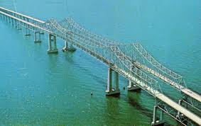 Driving over sunshine skyway bridge to st. Way Sunshine Skyway Bridge Collapse Video