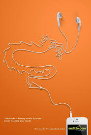 Audible Com Fantasy Print Ad By Taxi New York Print Ads Graphic Design Advertising Creative Advertising