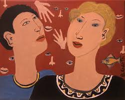 COVID-19 in California Dec. 2019? Common Sense vs Greed; art by Bea Garth