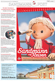 Gewalt und aggression sind nicht einseitig nur dem fernsehen oder den printmedien anzulasten. Sandmann Auf Reisen Ii Sandmann Geschichte