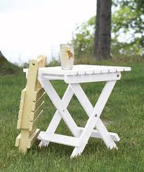Adirondack Wooden Folding Side Table Tables At L L Bean Diy Side Table Table Side Table