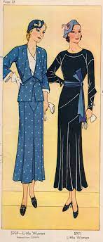 1932 fashions retro moda retro vintazh