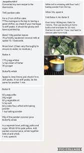 Pandan Chiffon Cake Thermomix Recipes Thermomix Baking Chiffon Cake