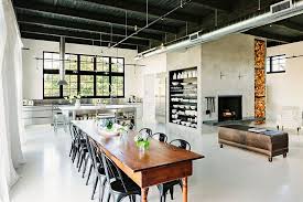 Jean prouvé style quality industrial dining table, france, 1960. 30 Ways To Create A Trendy Industrial Dining Room