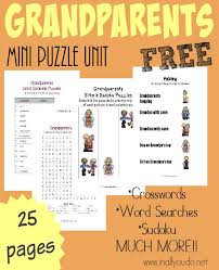 To answer a crossword question while our crossword puzzles are certain to improve spelling and vocabulary, they are also a great way for students to practice their reading comprehension. Free Grandparents Mini Puzzle Unit In All You Do