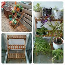 Ambia garden blumentreppe , braun. Annas Garten
