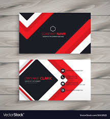 Make your own business cards with fotojet's free business card maker. Red Black Business Card Royalty Free Vector Image Ad Business Card Red Business Card Design Black Salon Business Cards Graphic Design Business Card