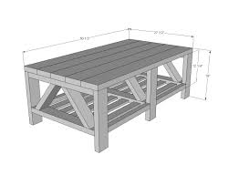 Triple Truss Coffee Table Coffee Table Dimensions Coffee Table Size Coffee Table