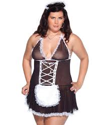 Gear up for halloween with our plus size costumes! Plus Size French Maid Babydoll Costume