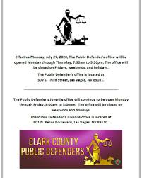 Clark County Public Defender S Office Posts Facebook