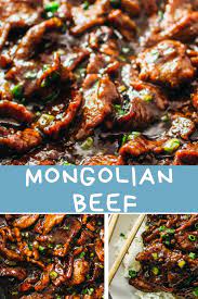 Mongoliᶏn Beef Recipe Beef Recipes Meat Beef Recipes Recipes Dinner Recipes