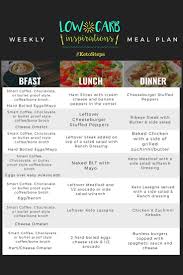 The Best Free Weekly Keto Meal Plan Online Low Carb Meal Plan Keto Meal Plan Diet Meal Plans