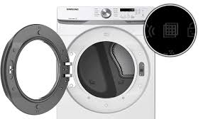 Depth is critical as well with compact being 24 inches and the full size ranging from 30.4 inches to 34.5 inches. Samsung Dve45t6005w 27 7 5 Cu Ft Electric Dryer With Shallow Dept