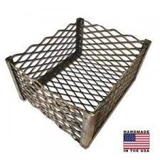 Fire Box Charcoal Wood Basket 12 X 10 X 6 Wood Basket Fire Basket Smoker Fire Box