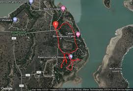 Take hwy 279 north 17 miles. Comanche Trails Camping Area Lake Brownwood State Park Brown County Texas